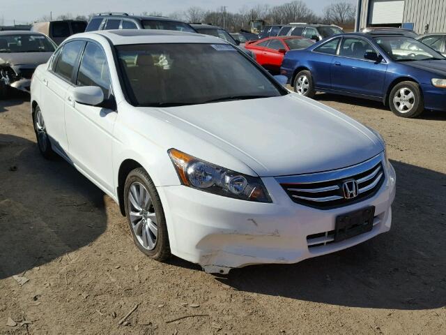 1HGCP2F87CA093634 - 2012 HONDA ACCORD EXL WHITE photo 1