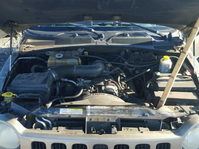 1J4GL48K64W185090 - 2004 JEEP LIBERTY SP BROWN photo 7