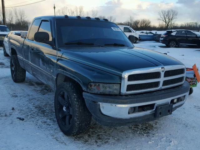 3B7HC13Z41G247044 - 2001 DODGE RAM 1500 GREEN photo 1