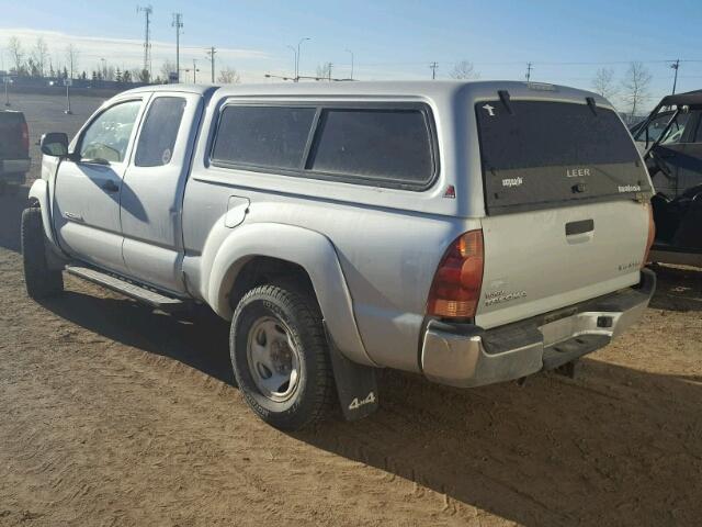 5TEUU42N56Z171518 - 2006 TOYOTA TACOMA ACC SILVER photo 3