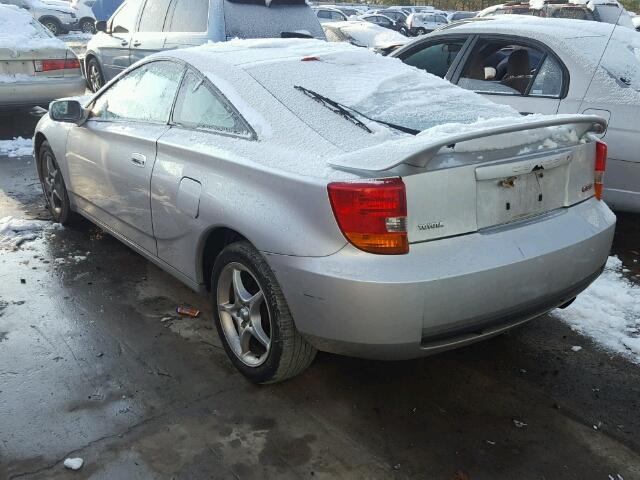 JTDDY32T6Y0028688 - 2000 TOYOTA CELICA GT- SILVER photo 3