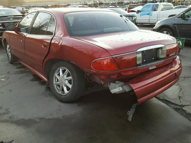 1G4HR54K13U224484 - 2003 BUICK LESABRE LI RED photo 3