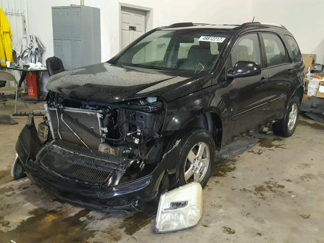 2CNDL13F976253782 - 2007 CHEVROLET EQUINOX LS BLACK photo 2