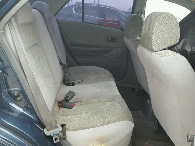 JM1BJ2227X0180975 - 1999 MAZDA PROTEGE DX BLUE photo 6