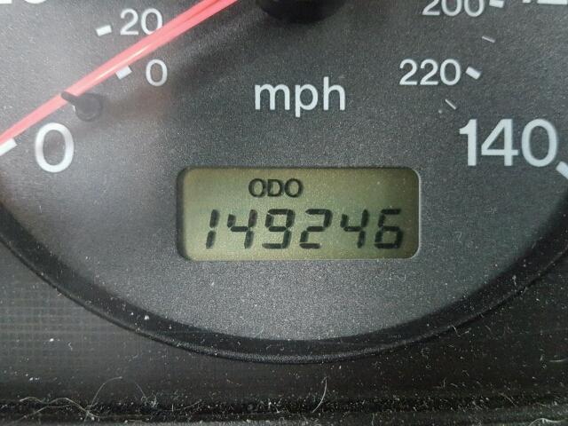 JM1BJ2227X0180975 - 1999 MAZDA PROTEGE DX BLUE photo 8