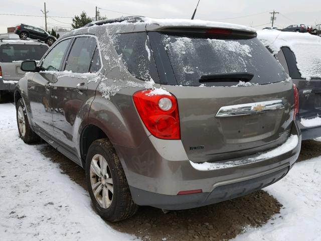 2CNALDEC3B6408617 - 2011 CHEVROLET EQUINOX LT BEIGE photo 3