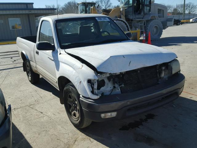 5TENL42N82Z133704 - 2002 TOYOTA TACOMA WHITE photo 1