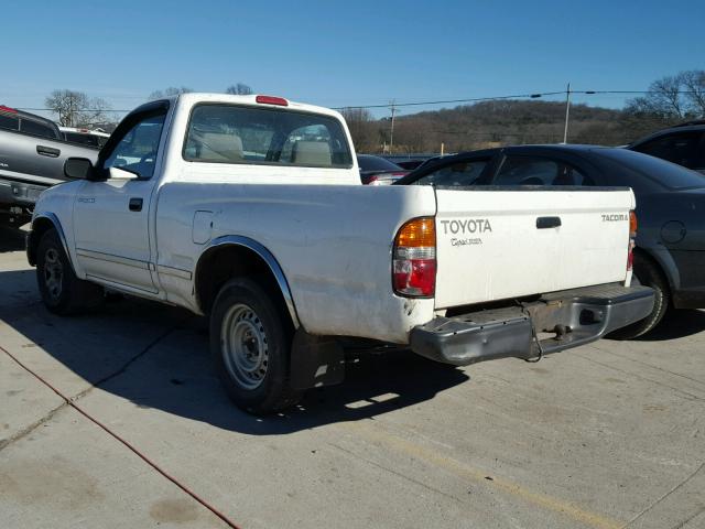 5TENL42N82Z133704 - 2002 TOYOTA TACOMA WHITE photo 3