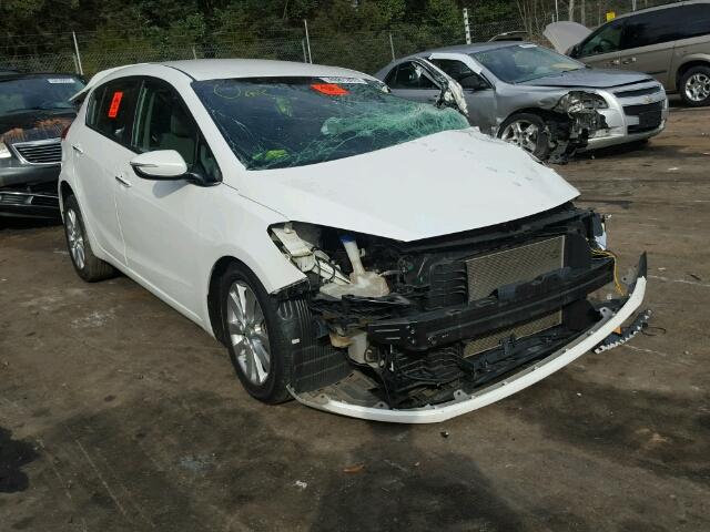 KNAFX5A81E5234517 - 2014 KIA FORTE EX WHITE photo 1