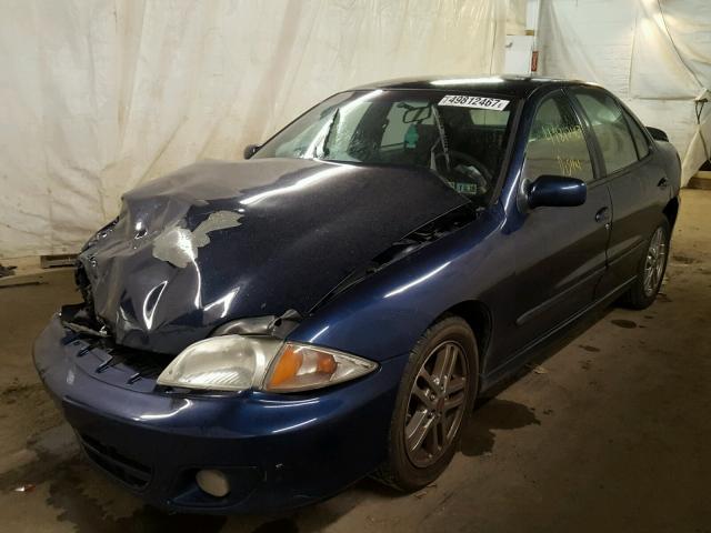 1G1JH52F527301930 - 2002 CHEVROLET CAVALIER L BLUE photo 2