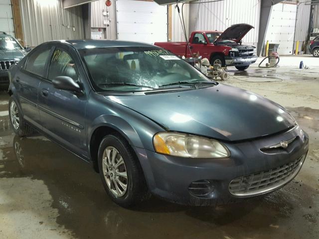 1C3EL46XX1N644431 - 2001 CHRYSLER SEBRING LX BLUE photo 1