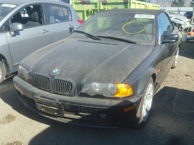 WBABR3341YEA82995 - 2000 BMW 323 CI BLACK photo 2