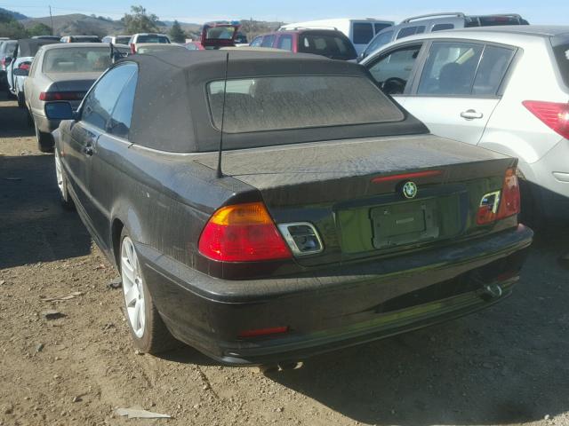WBABR3341YEA82995 - 2000 BMW 323 CI BLACK photo 3
