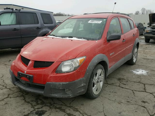 5Y2SN62L33Z412692 - 2003 PONTIAC VIBE GT RED photo 2