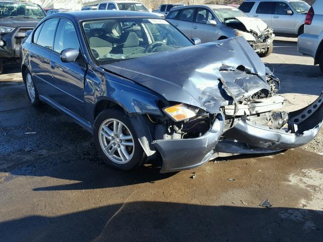 4S3BL616857227330 - 2005 SUBARU LEGACY 2.5 BLUE photo 1