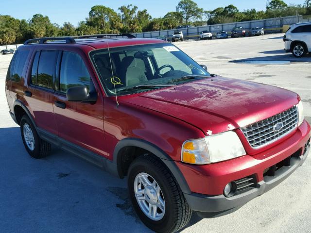 1FMZU63K23ZB53230 - 2003 FORD EXPLORER X RED photo 1