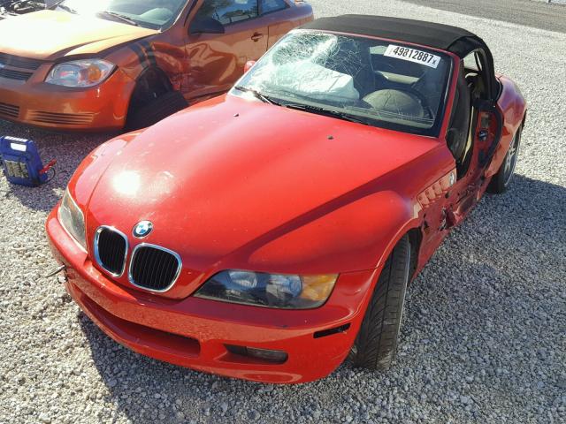 4USCH7327VLE01933 - 1997 BMW Z3 1.9 RED photo 2