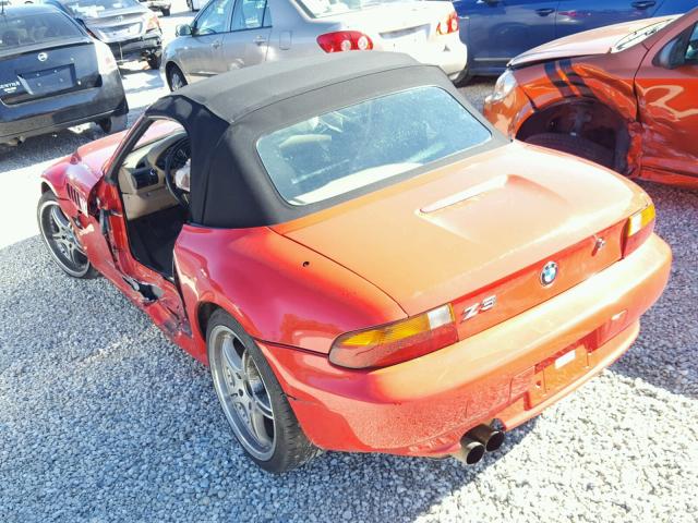 4USCH7327VLE01933 - 1997 BMW Z3 1.9 RED photo 3