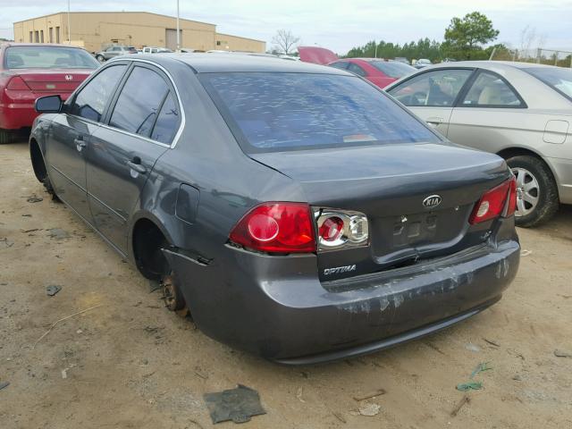 KNAGE123575083450 - 2007 KIA OPTIMA LX GRAY photo 3