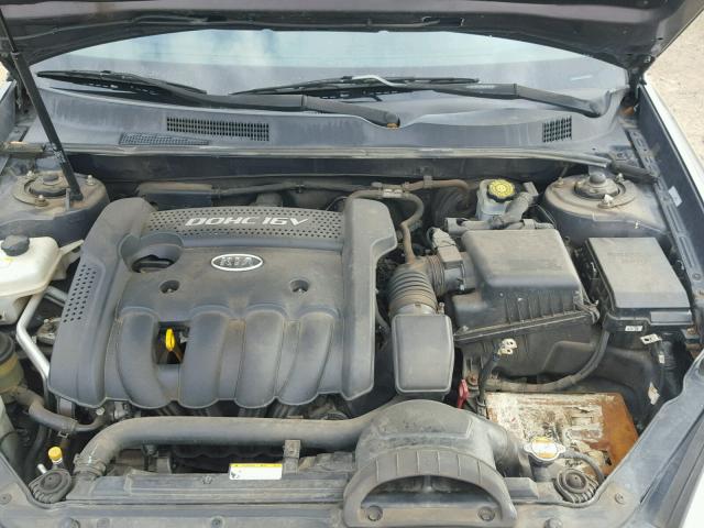 KNAGE123575083450 - 2007 KIA OPTIMA LX GRAY photo 7