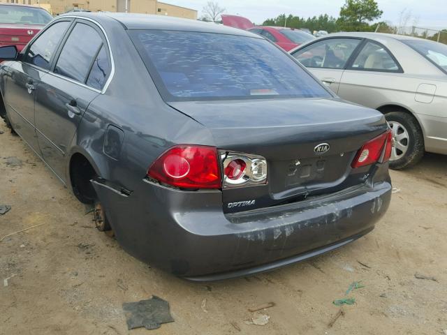 KNAGE123575083450 - 2007 KIA OPTIMA LX GRAY photo 9