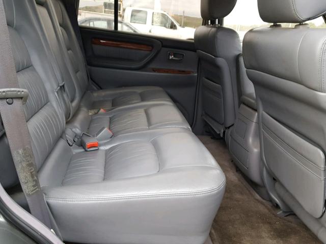 JT6HT00W8W0016039 - 1998 LEXUS LX 470 GRAY photo 6