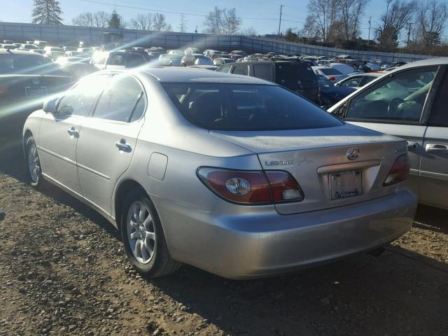 JTHBF30G935037995 - 2003 LEXUS ES 300 SILVER photo 3