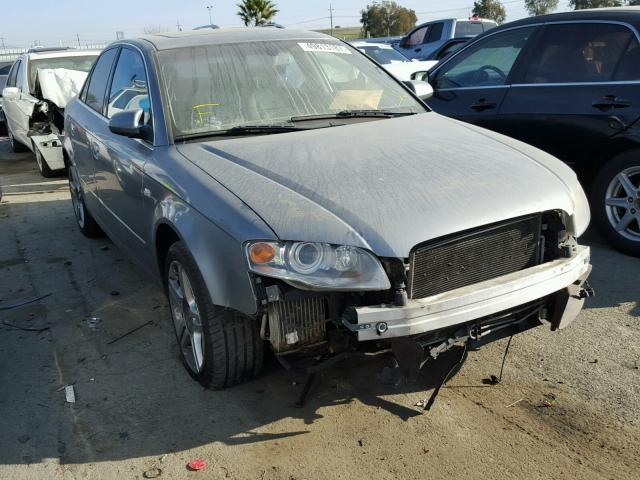 WAUAF78E46A069429 - 2006 AUDI A4 2 GRAY photo 1