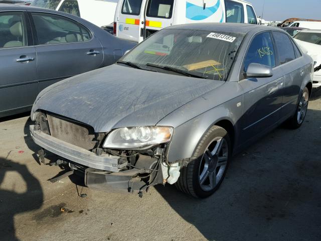 WAUAF78E46A069429 - 2006 AUDI A4 2 GRAY photo 2