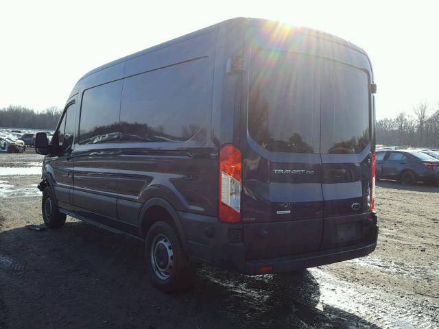 1FTNR2CG0FKA48515 - 2015 FORD TRANSIT T- BLUE photo 3