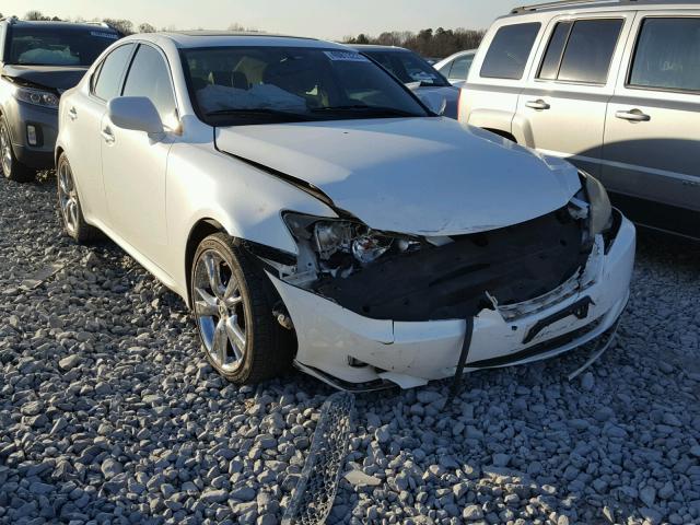 JTHBK262862015736 - 2006 LEXUS IS 250 WHITE photo 1