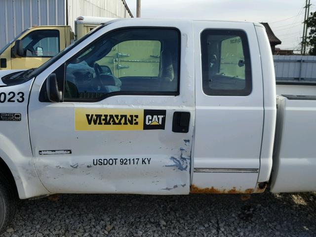 1FTNX21P23EB49302 - 2003 FORD F250 SUPER WHITE photo 10