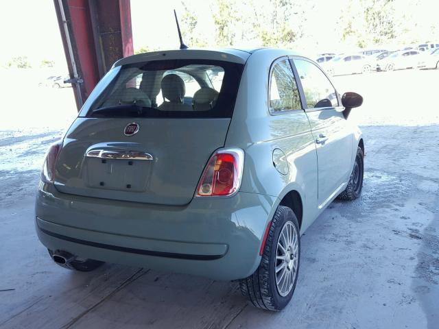 3C3CFFAR5DT554630 - 2013 FIAT 500 POP GREEN photo 4