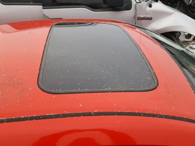 1HGEM22995L072727 - 2005 HONDA CIVIC EX 红色 照片 9