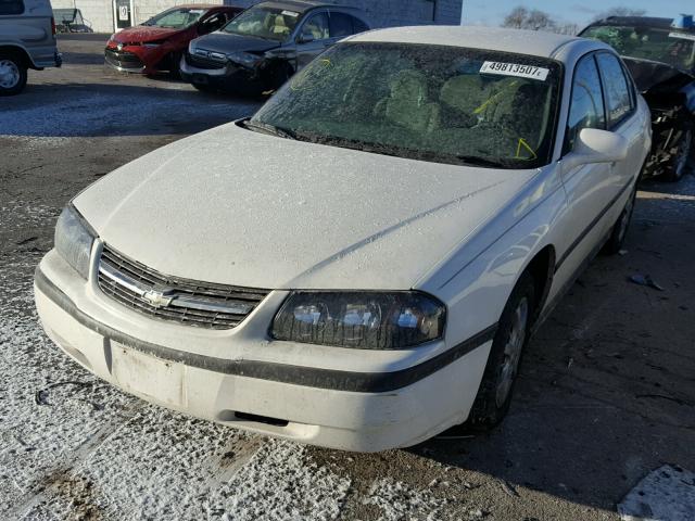 2G1WF52E759359110 - 2005 CHEVROLET IMPALA WHITE photo 2