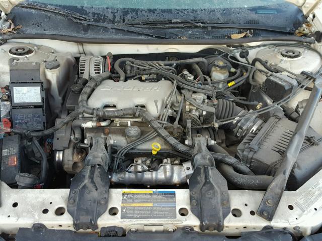 2G1WF52E759359110 - 2005 CHEVROLET IMPALA WHITE photo 7