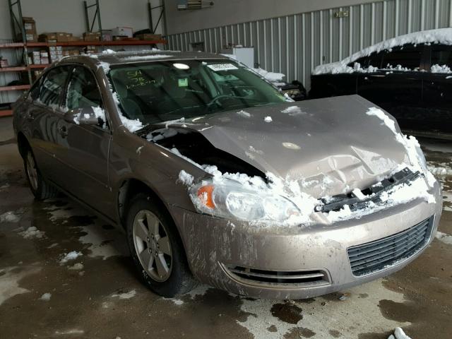 2G1WT58K379378732 - 2007 CHEVROLET IMPALA LT BROWN photo 1