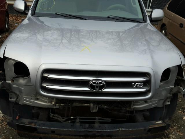 5TDBT48A12S087735 - 2002 TOYOTA SEQUOIA LI SILVER photo 7