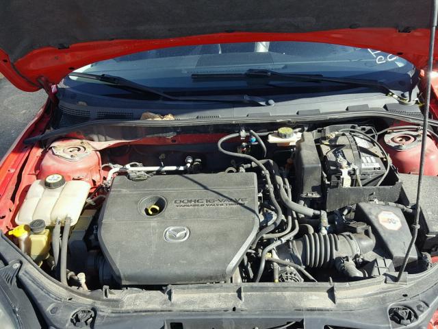 JM1BK343871601007 - 2007 MAZDA 3 HATCHBAC RED photo 7