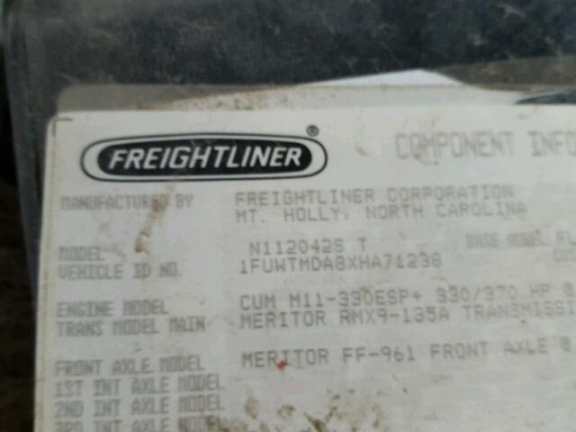 1FUWTMDA8XHA71238 - 1999 FREIGHTLINER MEDIUM CON WHITE photo 10
