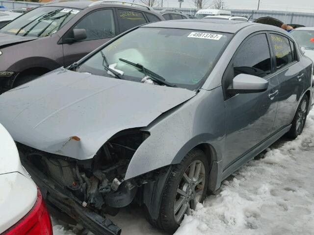 3N1CB6AP3AL702665 - 2010 NISSAN SENTRA SE- GRAY photo 2