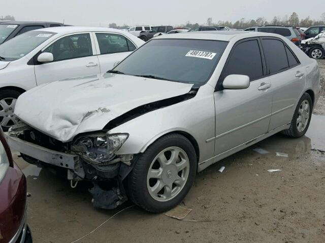 JTHBD182110014370 - 2001 LEXUS IS 300 SILVER photo 2