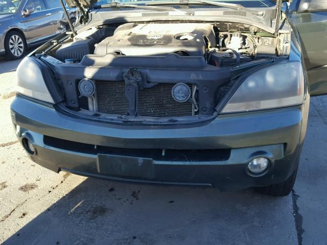 KNDJC733355455431 - 2005 KIA SORENTO EX GREEN photo 7