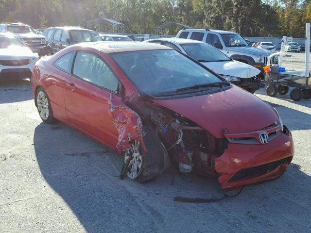 2HGFG12858H507578 - 2008 HONDA CIVIC EX RED photo 1