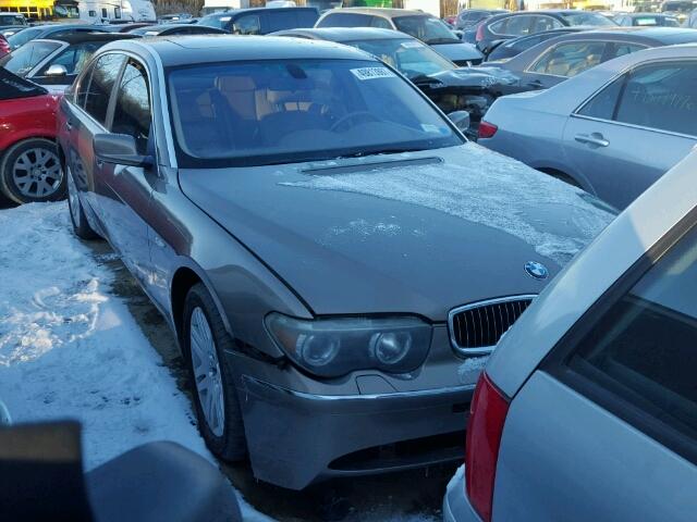 WBAGN63422DR04779 - 2002 BMW 745 LI TAN photo 1