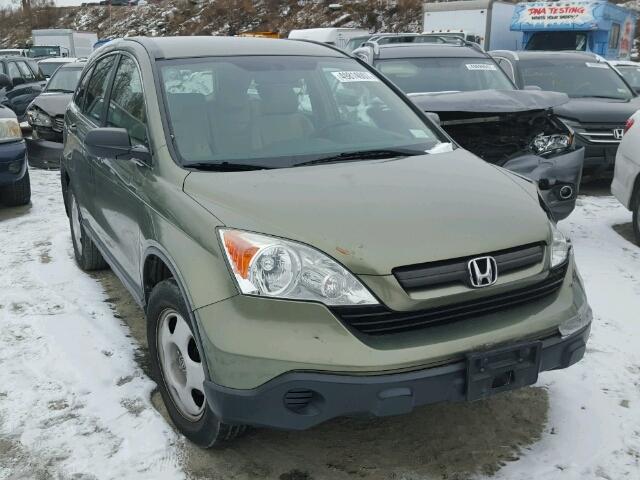 5J6RE48328L038462 - 2008 HONDA CR-V LX GREEN photo 1