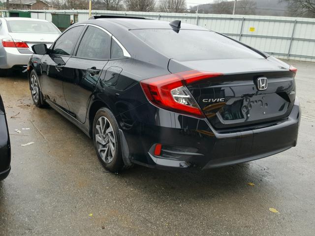 19XFC2F70HE006322 - 2017 HONDA CIVIC EX BLACK photo 3