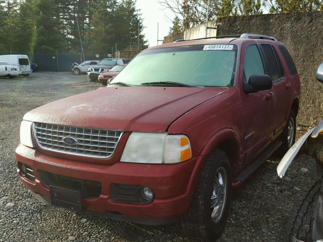 1FMDU75W94UA74152 - 2004 FORD EXPLORER L RED photo 2