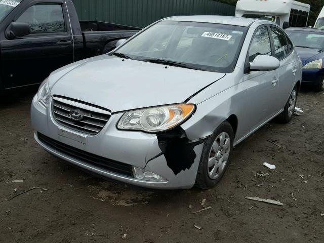 KMHDU46D38U284506 - 2008 HYUNDAI ELANTRA GL SILVER photo 2