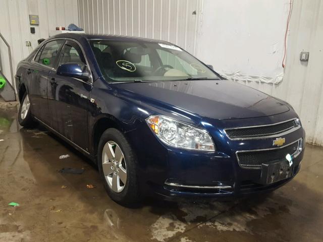 1G1ZF57568F153732 - 2008 CHEVROLET MALIBU HYB BLUE photo 1